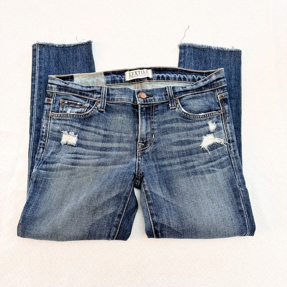 Elizabeth and James Gibson Ripped Denim Jeans Raw Hem Size 29 - Picture 4 of 7